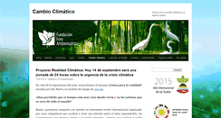Desktop Screenshot of cambioclimatico.foroambientalista.org
